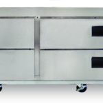 Hoshizaki CRES98, Refrigerator, Two Section Equipment Stand with Drawers