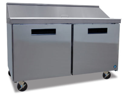 Hoshizaki CRMR60-16, Refrigerator, Two Section Sandwich Top Prep Table