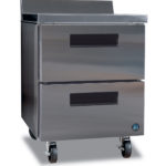 Hoshizaki CRMR27-WD, Refrigerator, Single Section Worktop with Drawers