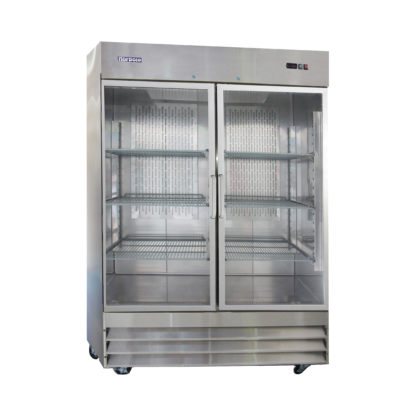 Norpole NP2R-G 2 Glass Door Up Right Reach-in Refrigerator