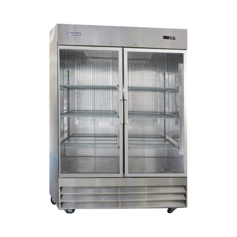 NP2R-G Norpole NP2R-G 2 Glass Door Up Right Reach-in Refrigerator