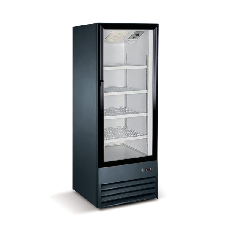 NPGR1-S9B Norpole NPGR1-S9B 1 Glass Door Swing Refrigerator in Black 9 cu ft