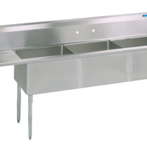 www.bk-resources.com BK Resources BKS-3-1620-12-18LS 3 Compartment Sinks