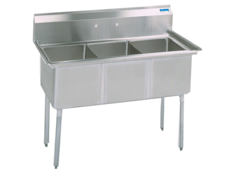 BKS-3-15-14 BK Resources BKS-3-1620-12S 3 Compartment Sinks