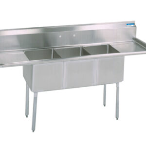 www.bk-resources.com BK Resources BKS-3-1620-14-18T 3 Compartment Sink
