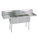 BK Resources BKS-3-18-12-18T Three (3) Compartment Sink