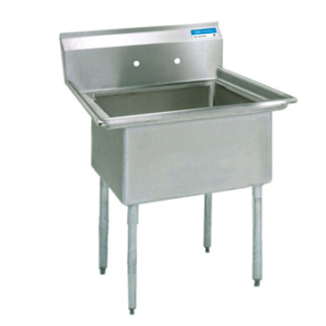 Image-BKS-W-1620-12 BK Resources BKS-1-1620-12One (1) Compartment Sink