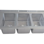 BK-Resources  BK-DIS-1014-3-18T-PG Dropin Sinks