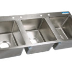 BK-Resources  BK-DIS-1620-3-P-G Dropin Sinks