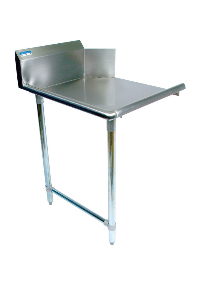 BK-Resources BKCDT-72-L-SS Clean Dishtables