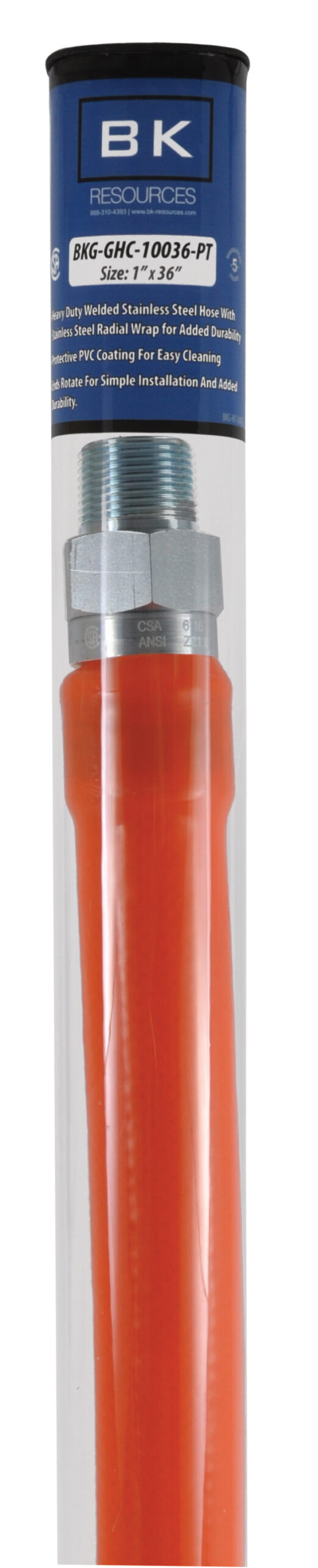 www.bk-resources.com BK-Resources BKG-GHC-10072-PT Gas Hose