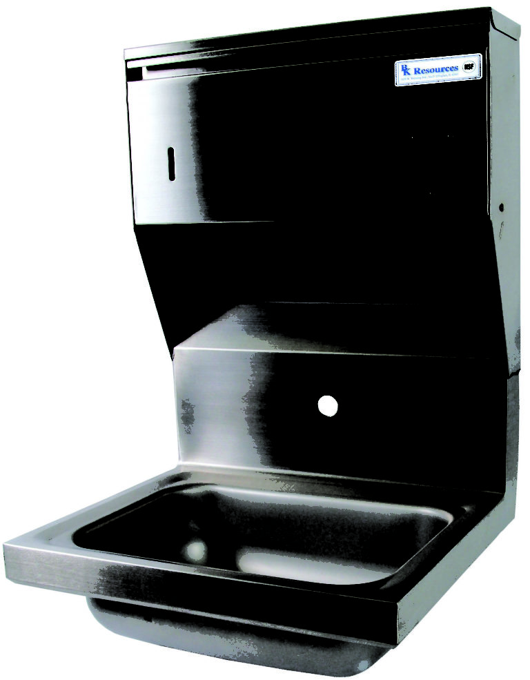 BK-Resources BKHS-W-1410-1-4D-TD Hand Sinks