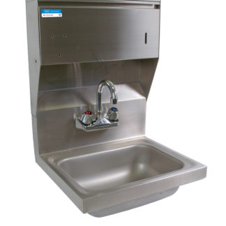 BK-Resources BKHS-W-1410-4D-TD-PG Hand Sinks