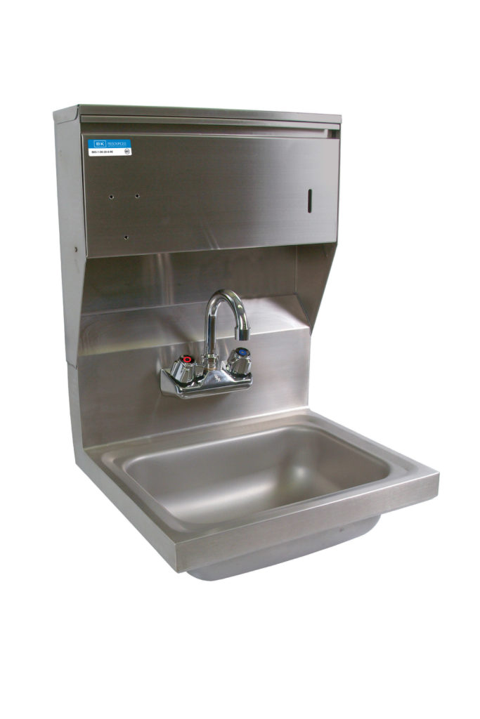 www.bk-resources.com BK-Resources BKHS-W-1410-4D-TD-PG Hand Sinks