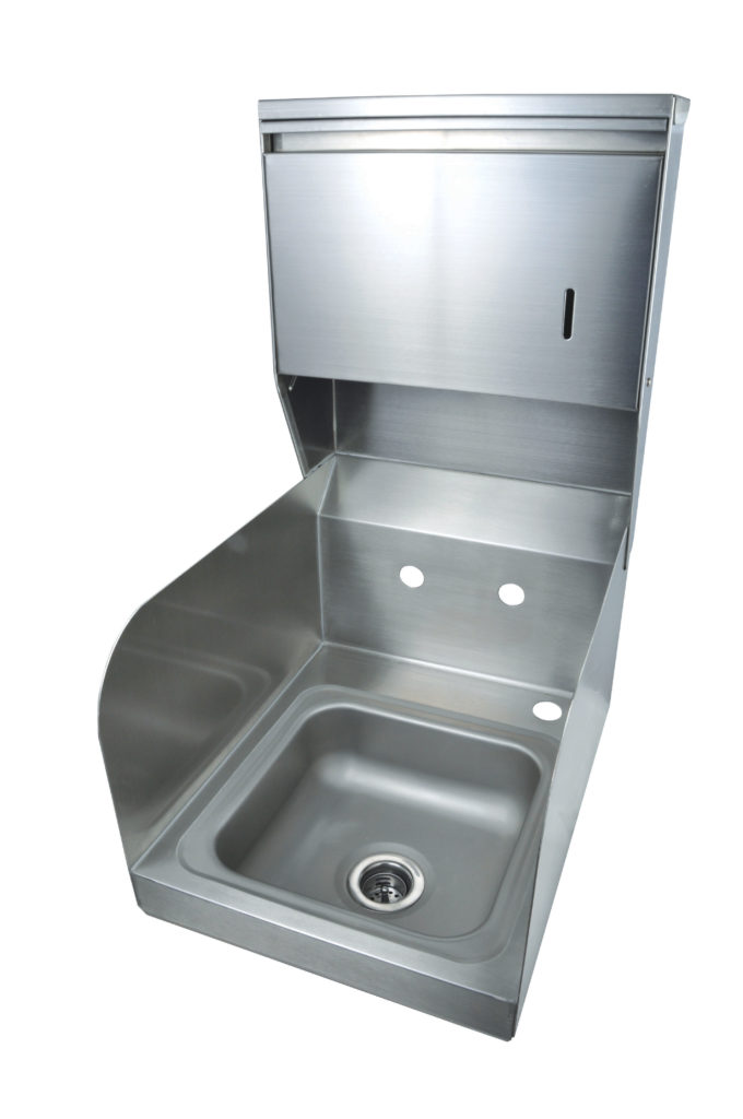 BK-Resources BKHS-W-SS-SS-TD-P-G Hand Sinks