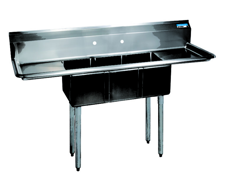 BKS-3-1014-10-12T BK-Resources BKS-3-1014-10-12T Compartment Sinks