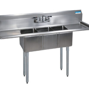 BK-Resources BKS-3-1416-12-12TS 3 Compartment Sinks