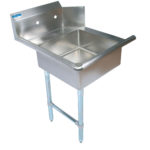 BK-Resources BKSDT-72-L-SS-P-G Soiled Dishtables