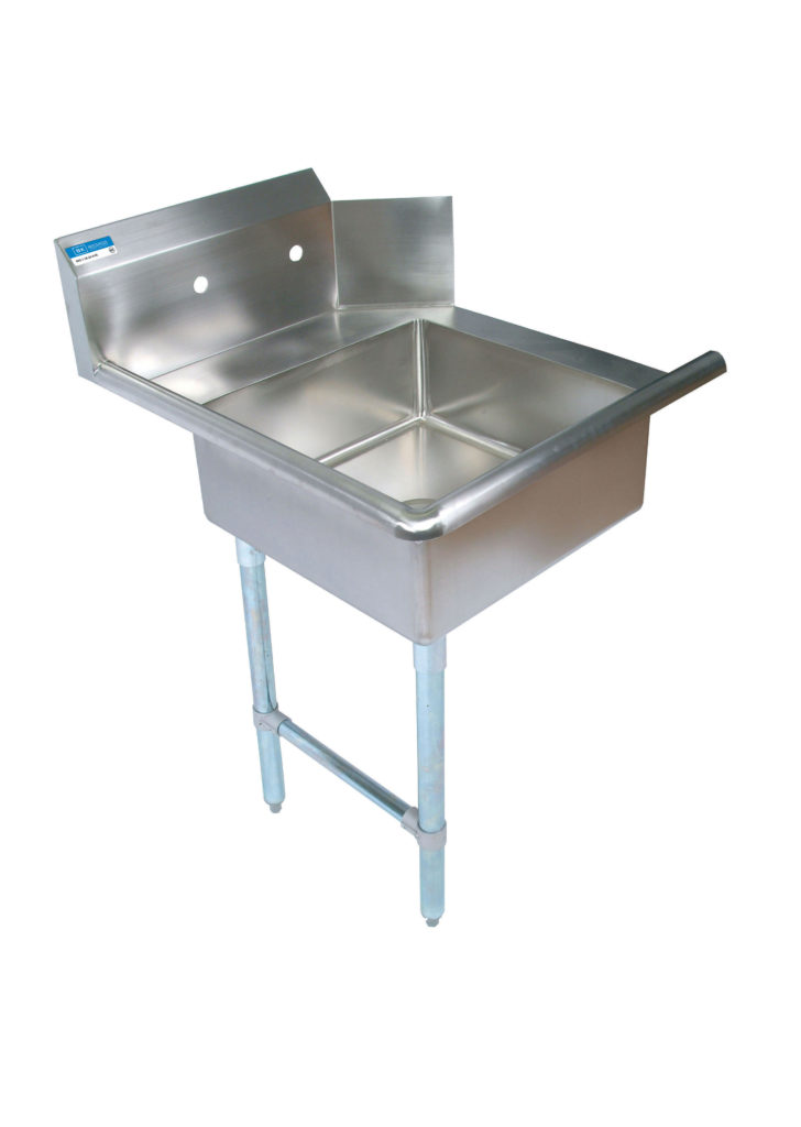 BK-Resources BKSDT-72-L-SS-P-G Soiled Dishtables