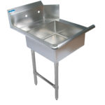 BK-Resources BKSDT-72-L-SS-P3-G Soiled Dishtables