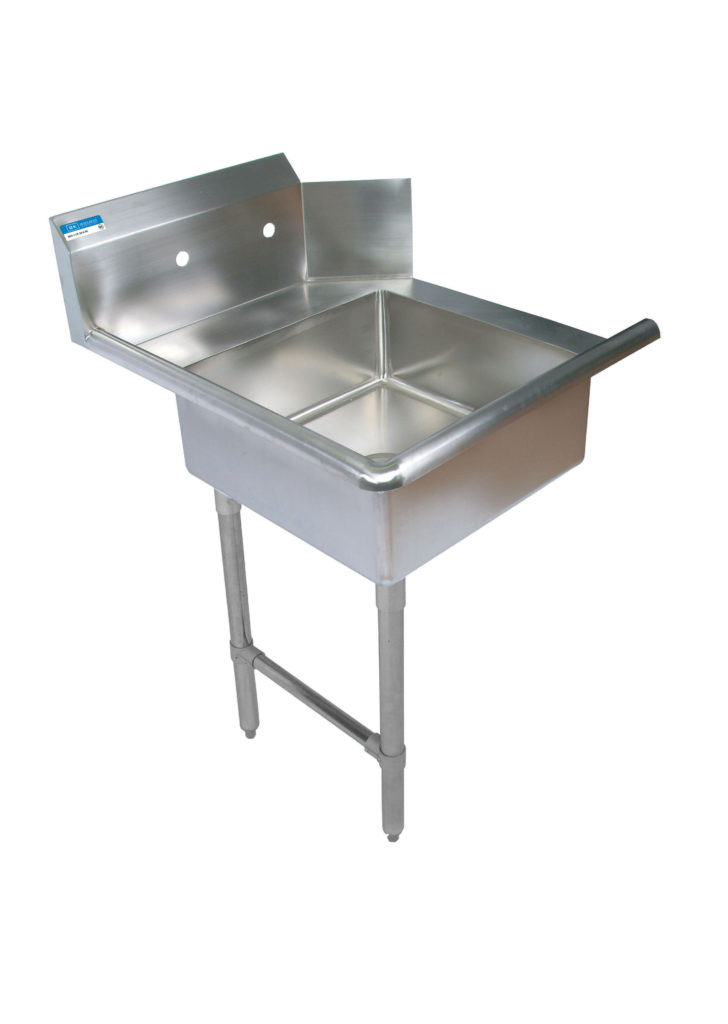 BK-Resources BKSDT-72-L-SS-P3-G Soiled Dishtables
