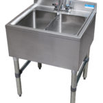 BK-Resources BKUBS-224S Underbar Sinks- 21" Depth