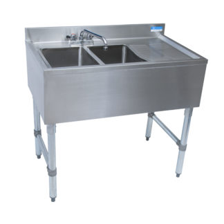 BK-Resources BKUBS-236RS Underbar Sinks- 21" Depth