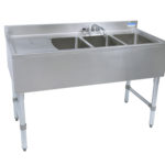 BK-Resources BKUBS-348LS Underbar Sinks- 21" Depth