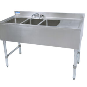 www.bk-resources.com BK-Resources BKUBS-348RS Underbar Sinks- 21" Depth
