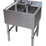 BK-Resources BKUBW-224S Underbar Sinks- 18" Depth
