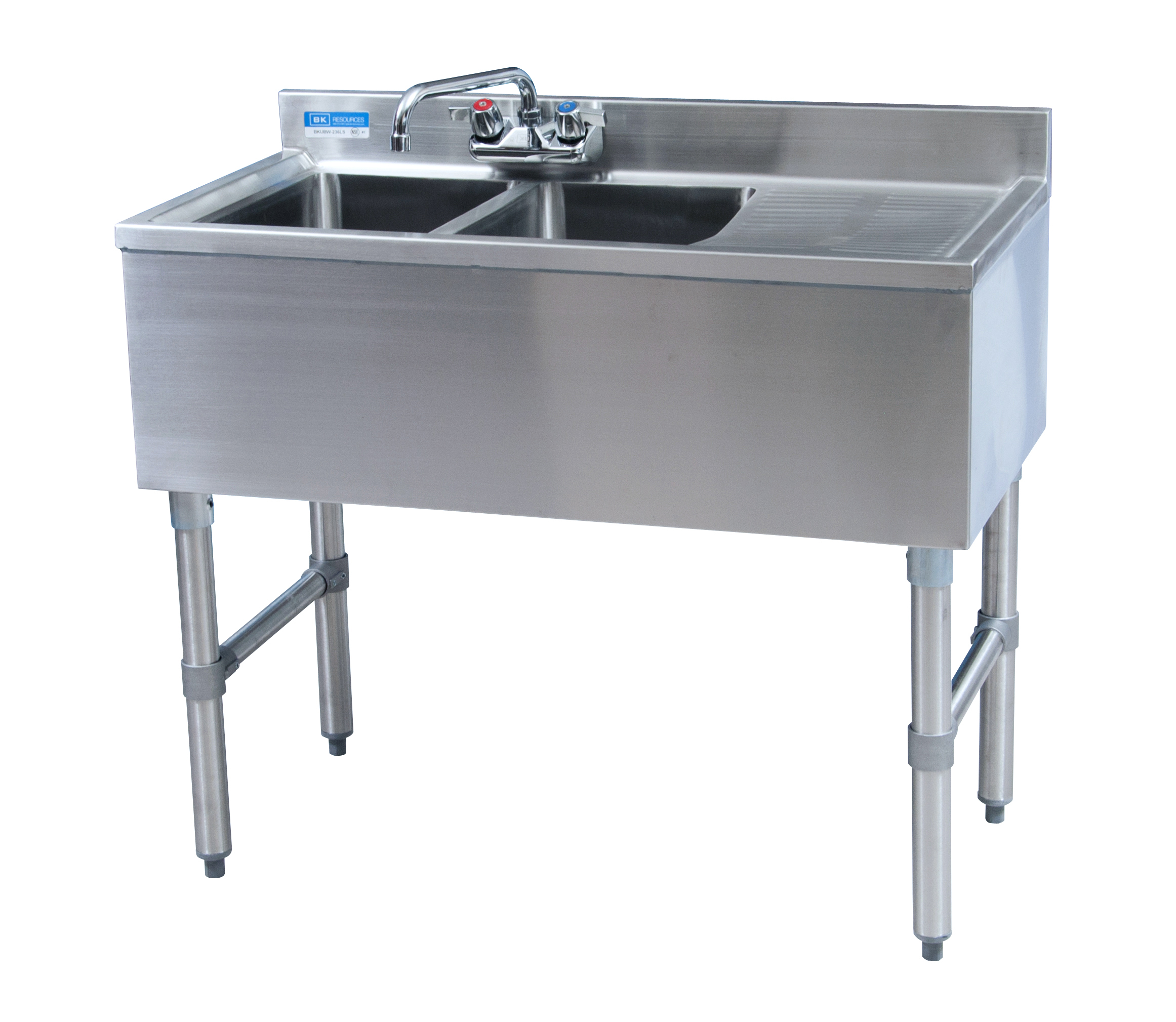 BK-Resources BKUBW-236RS Underbar Sinks- 18" Depth
