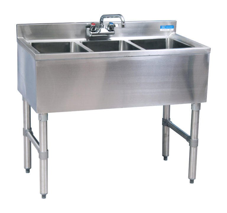 BK-Resources BKUBW-336S Underbar Sinks- 18" Depth