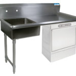 BK-Resources BKUCDT-50-L Undercounter Dishtables