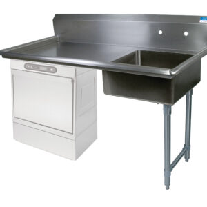 www.bk-resources.com BK-Resources BKUCDT-60-R-SS-P3-G Undercounter Dishtables