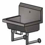 BK-Resources  MSHS-24W1B Multistation Handwash Sinks