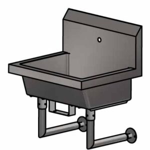 BK-Resources  MSHS-24W1B Multistation Handwash Sinks