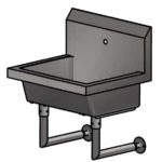 BK-Resources  MSHS-24W1 Multistation Handwash Sinks
