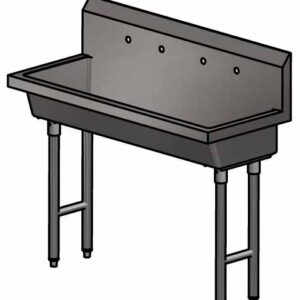 MSHS-48F2_1 BK-Resources MSHS-48F2 Multistation Handwash Sinks