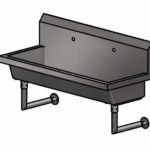 BK-Resources  MSHS-48W1 Multistation Handwash Sinks