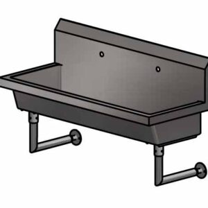 MSHS-48W1_1 BK-Resources MSHS-48W1 Multistation Handwash Sinks