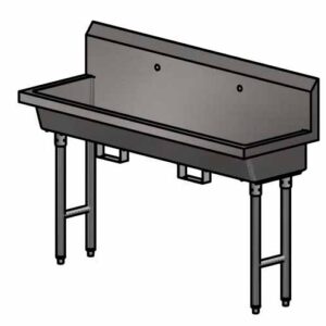 MSHS-60F1B_1 BK-Resources MSHS-60F1B Multistation Handwash Sinks