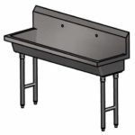 BK-Resources  MSHS-60F1 Multistation Handwash Sinks