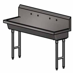 MSHS-60F2_1 BK-Resources MSHS-60F2 Multistation Handwash Sinks