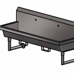 MSHS-60W1B_1 BK-Resources MSHS-60W1B Multistation Handwash Sinks