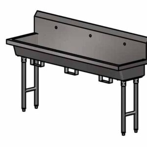MSHS-72F1B_1 BK-Resources MSHS-72F2 Multistation Handwash Sinks