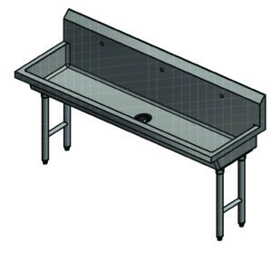 BK_DRWG_TEMPLATE BK-Resources MSHS-72F1 Multistation Handwash Sinks