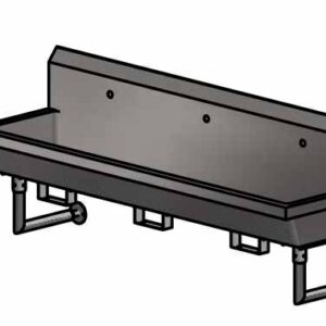 MSHS-72W1B_1 BK-Resources MSHS-72W1B Multistation Handwash Sinks