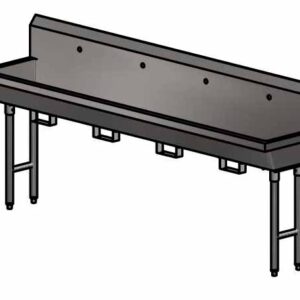 MSHS-96F1B_1 BK-Resources MSHS-96F1B Multistation Handwash Sinks