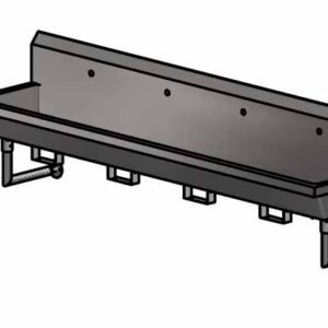 MSHS-96W1B_1 BK-Resources MSHS-96W1B Multistation Handwash Sinks