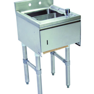 BKUBS-1012HST-518S BK-Resources BKUBS-1012HST221SPGS Underbar Dump Stations- 21" Depth
